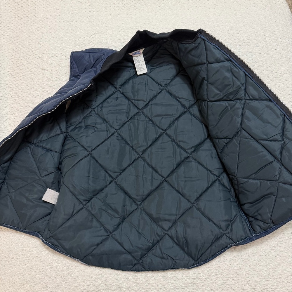 Vintage Big Smith Blue Quilted Vest Men’s Size Large - Picture 5 of 7
